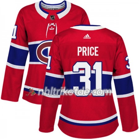 Montreal Canadiens Trikot Carey Price 31 Adidas 2017-2018 Rot Authentic - Dame